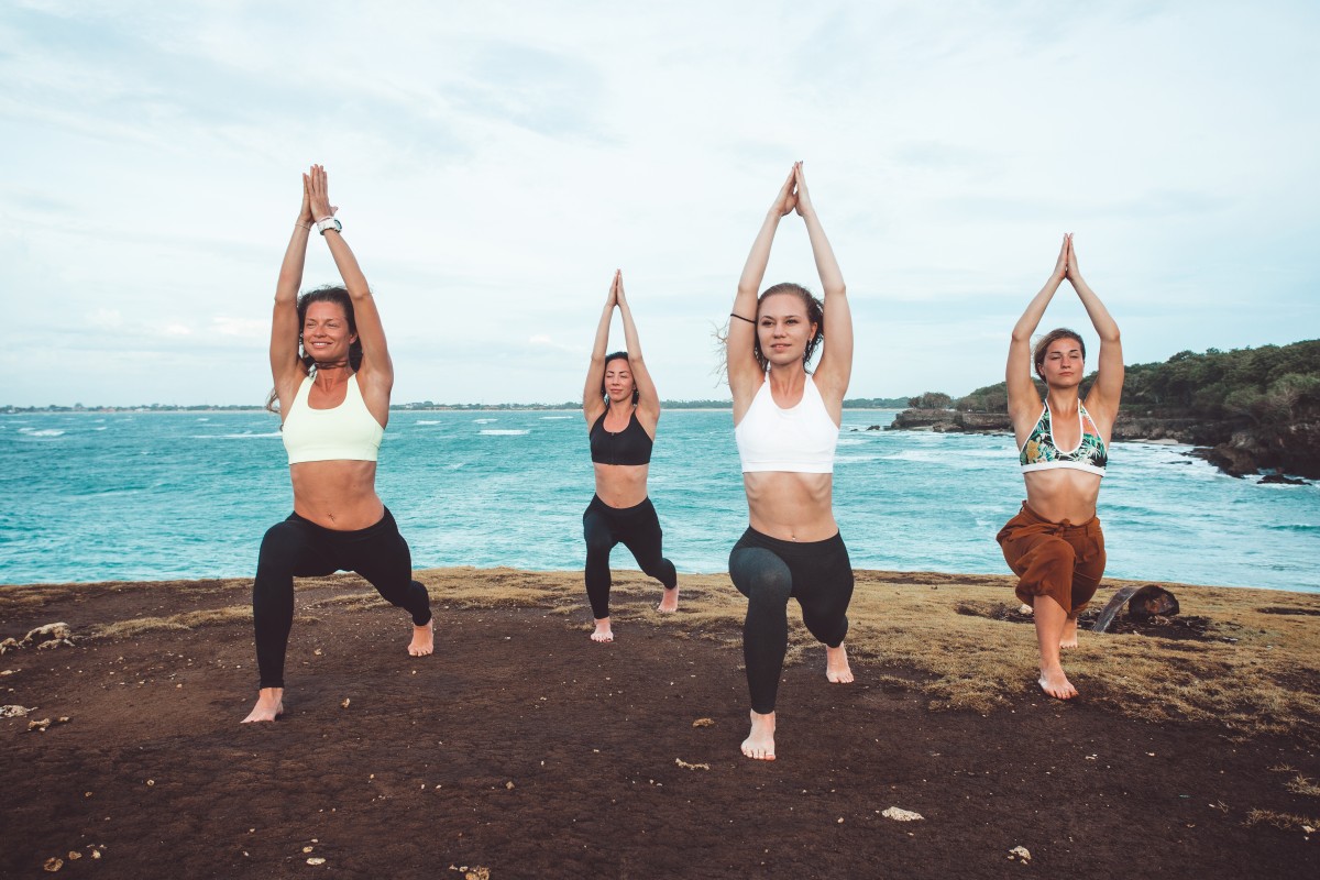 group girl doing yoga 1 1